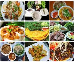 Vietnamese Banh Xeo pancake served with herbs and dipping sauce