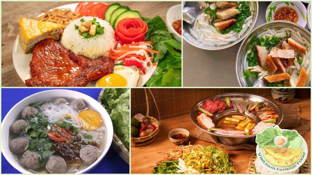 A selection of Southern Vietnam food in Ho Chi Minh City