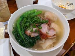 A bowl of Chinese noodle soup in District 5 Chinatown Saigon