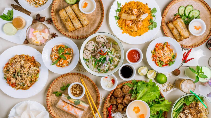 Southern dishes served in a Hanoi restaurant