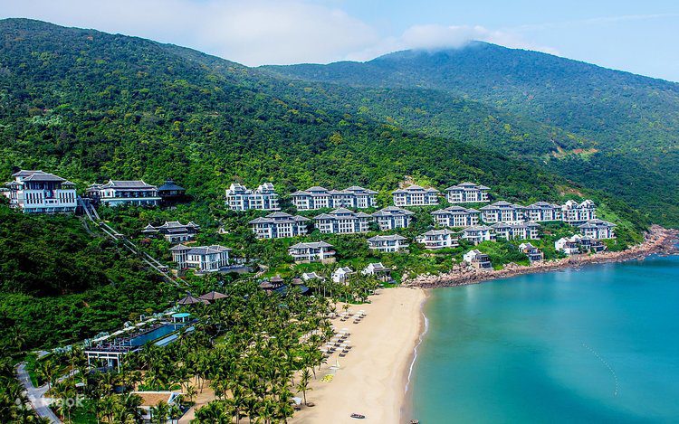 Luxury beachfront view at InterContinental Danang Sun Peninsula Resort