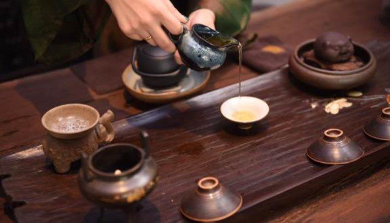 Traditional tea ceremony in Hanoi