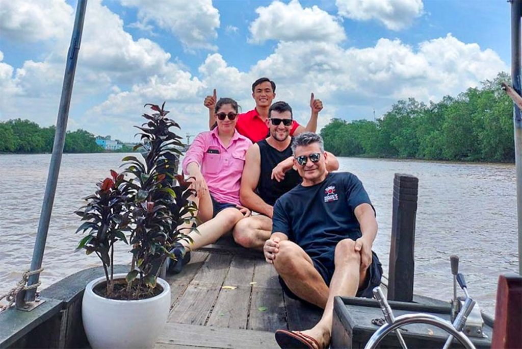 Boat ride in the Mekong Delta Ben Tre